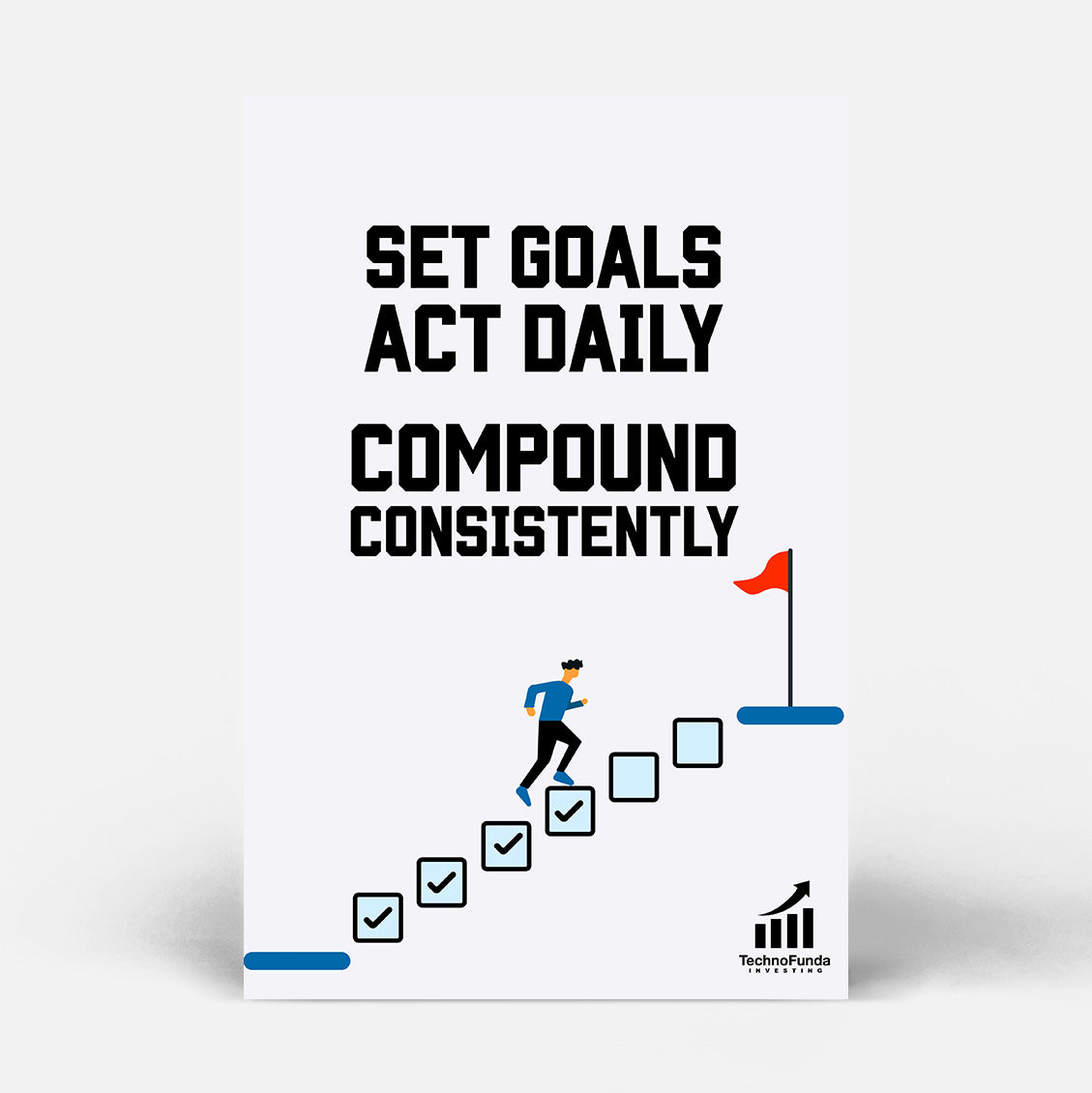 Set Goals Act Daily - Daily Planner