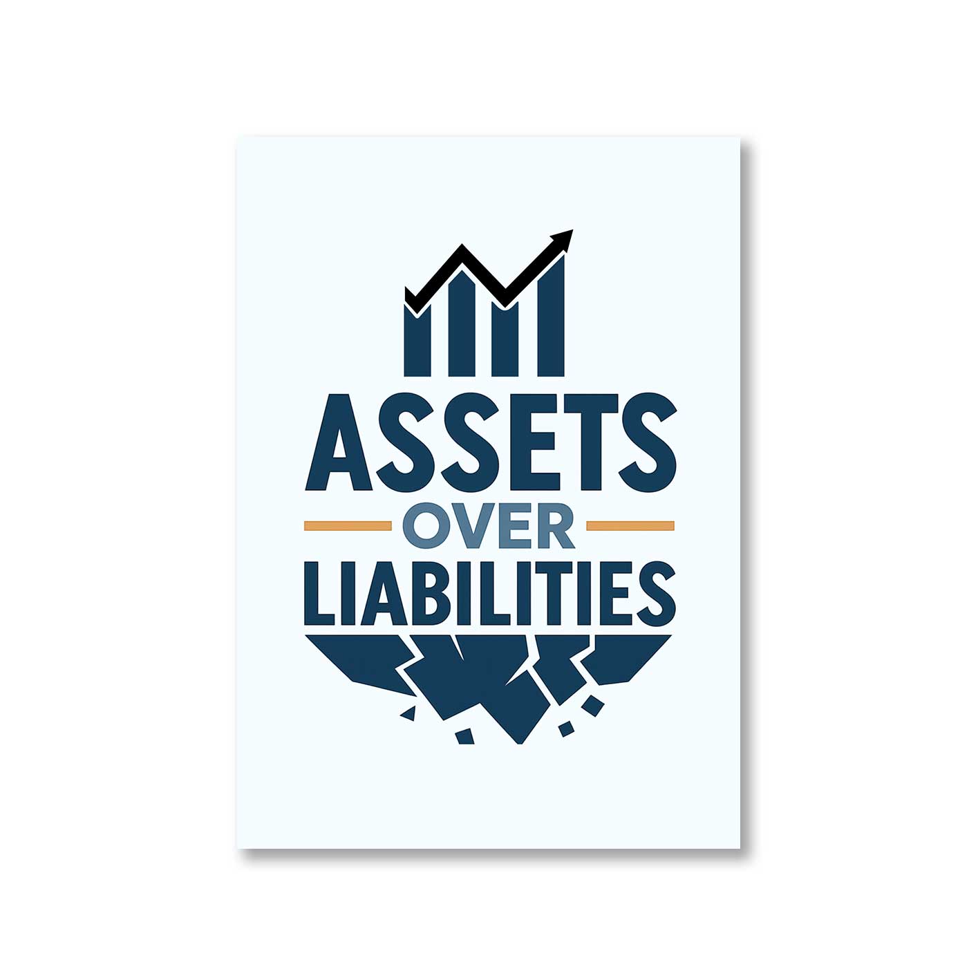Buy TechnoFunda Poster - Assets Over Liabilities