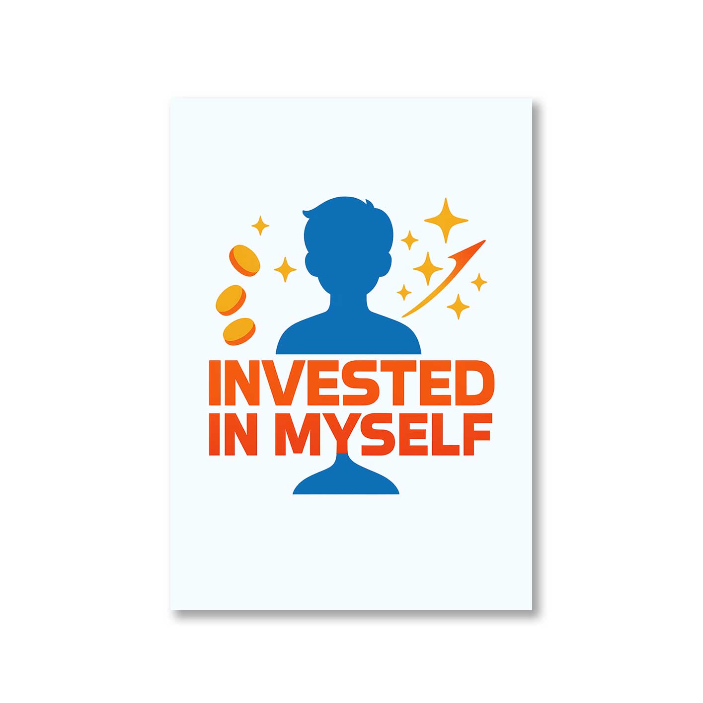 Buy TechnoFunda Poster - Invested In Myself