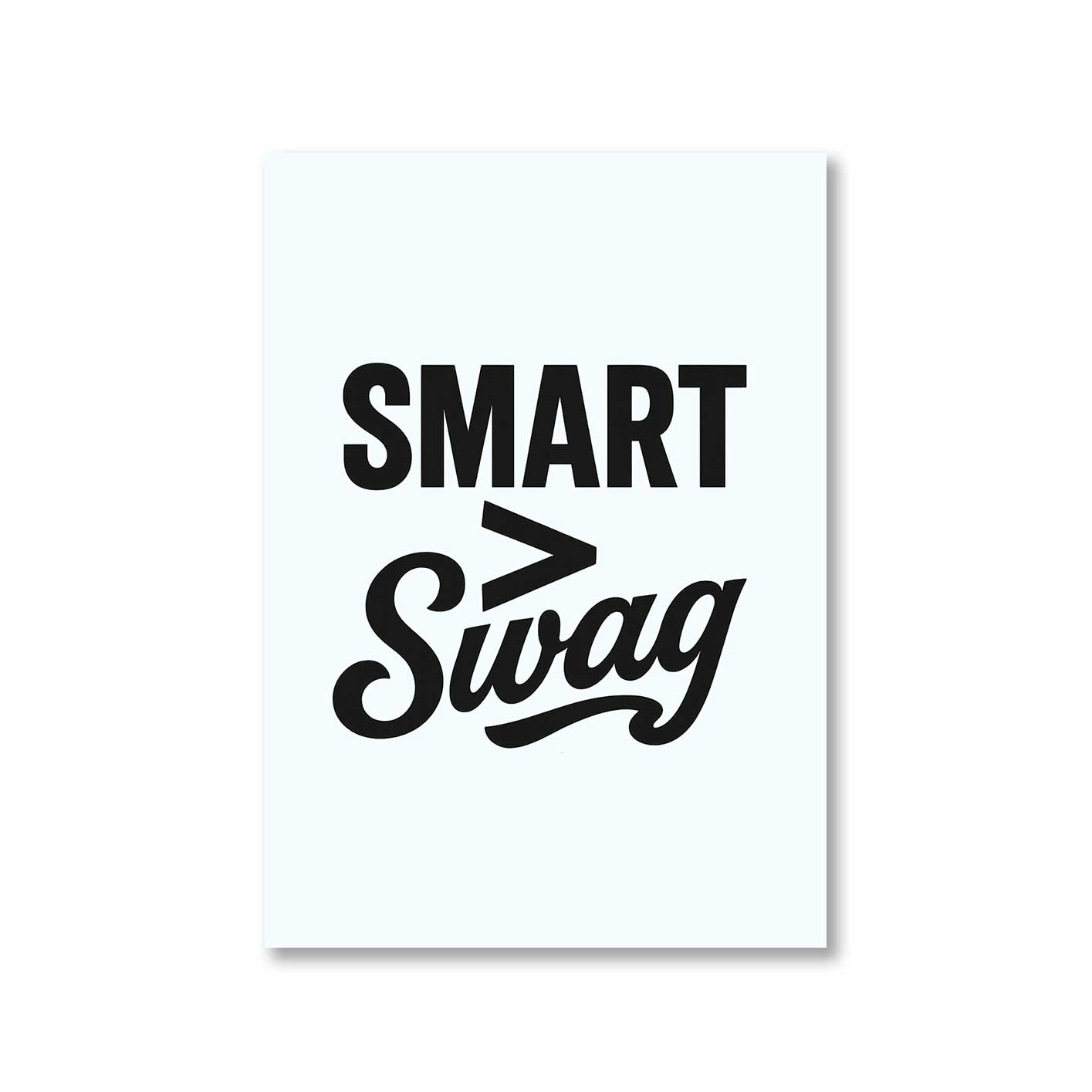 Buy TechnoFunda Poster - Smart Vs Swag