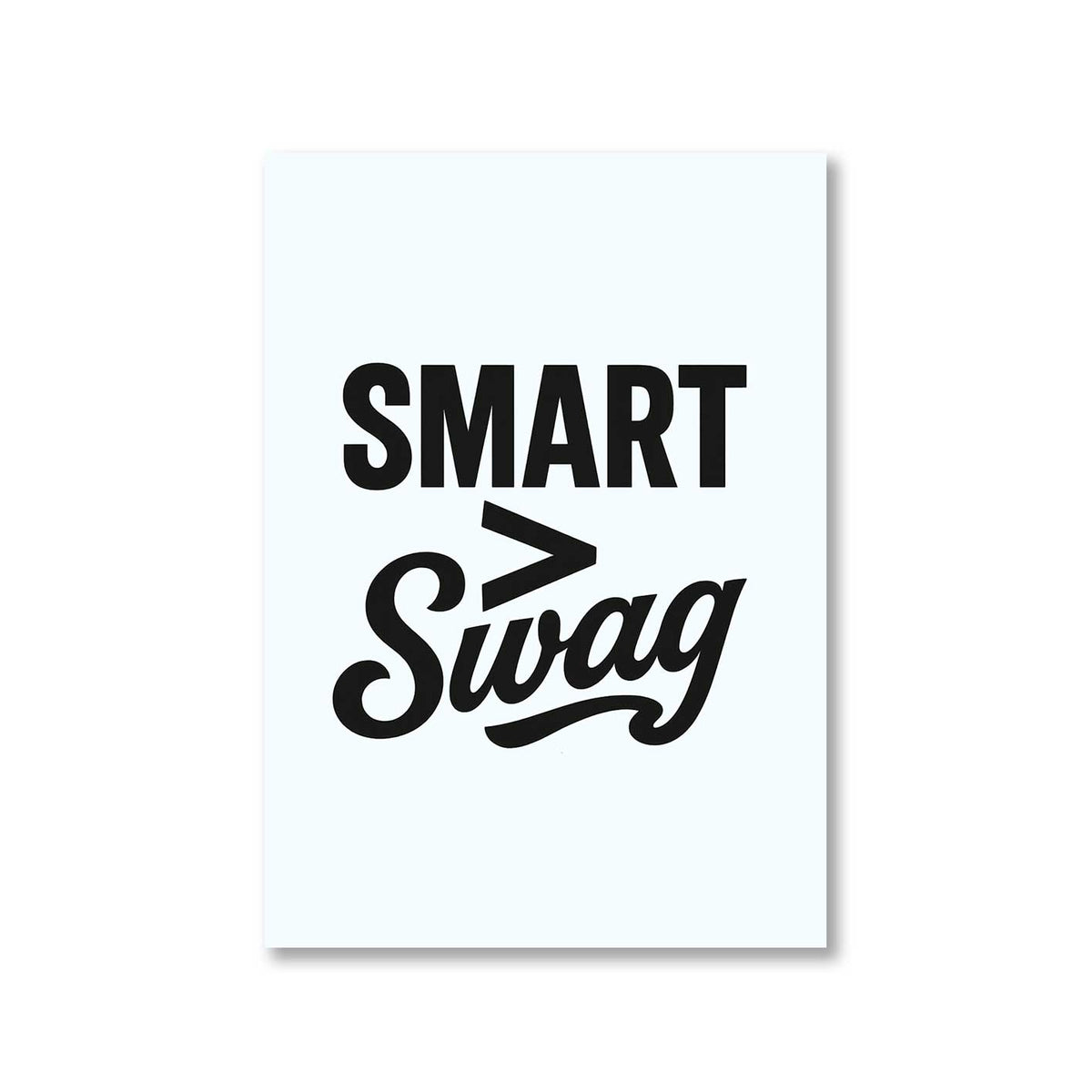 Buy TechnoFunda Poster - Smart Vs Swag