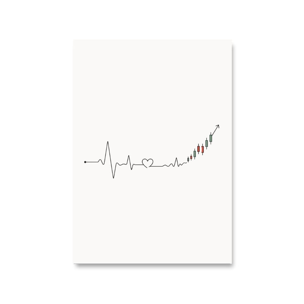technofunda investing heartbeat of a investor poster wall art buy online india vivek mashrani tbt a4
