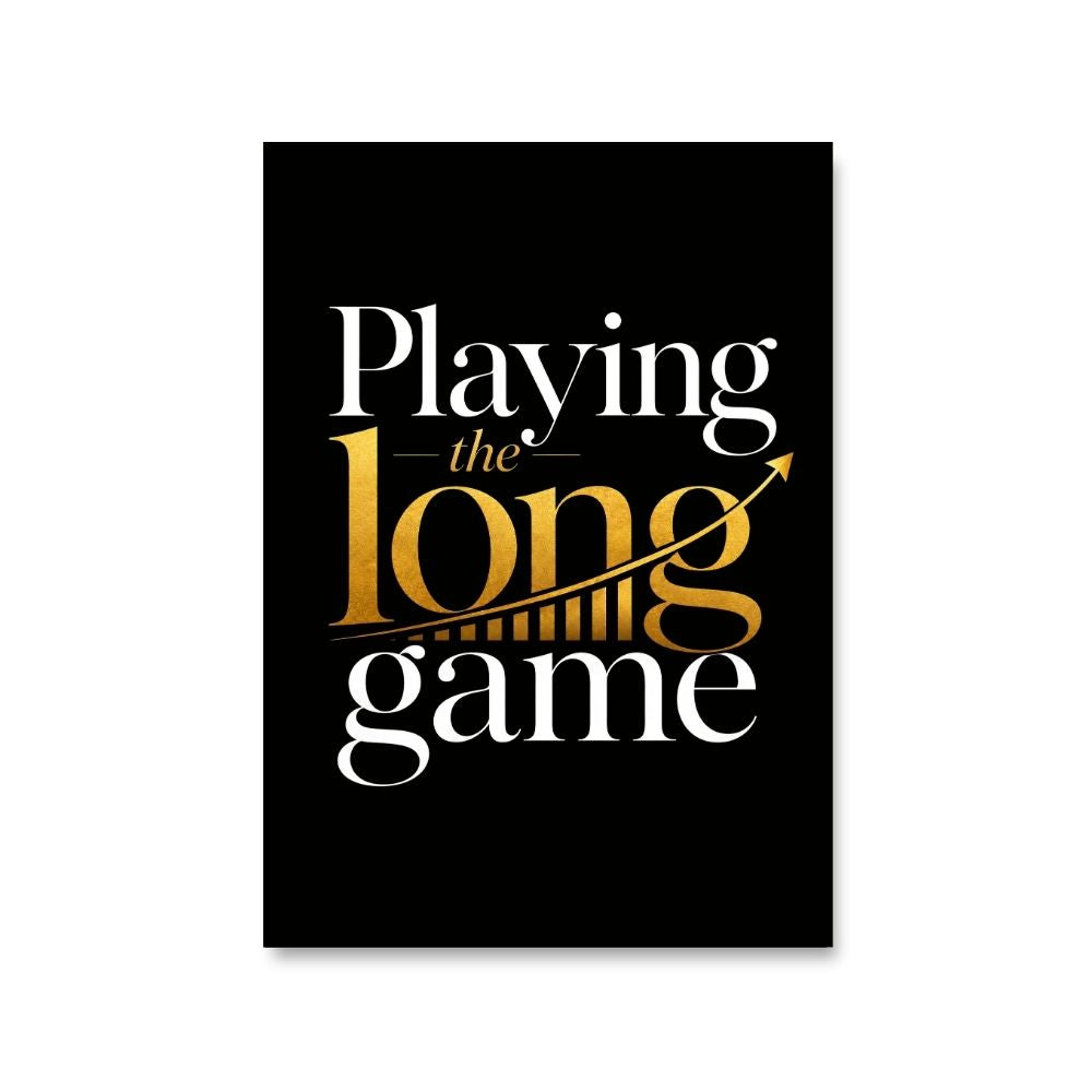 technofunda investing playing the long game poster wall art buy online india vivek mashrani tbt a4