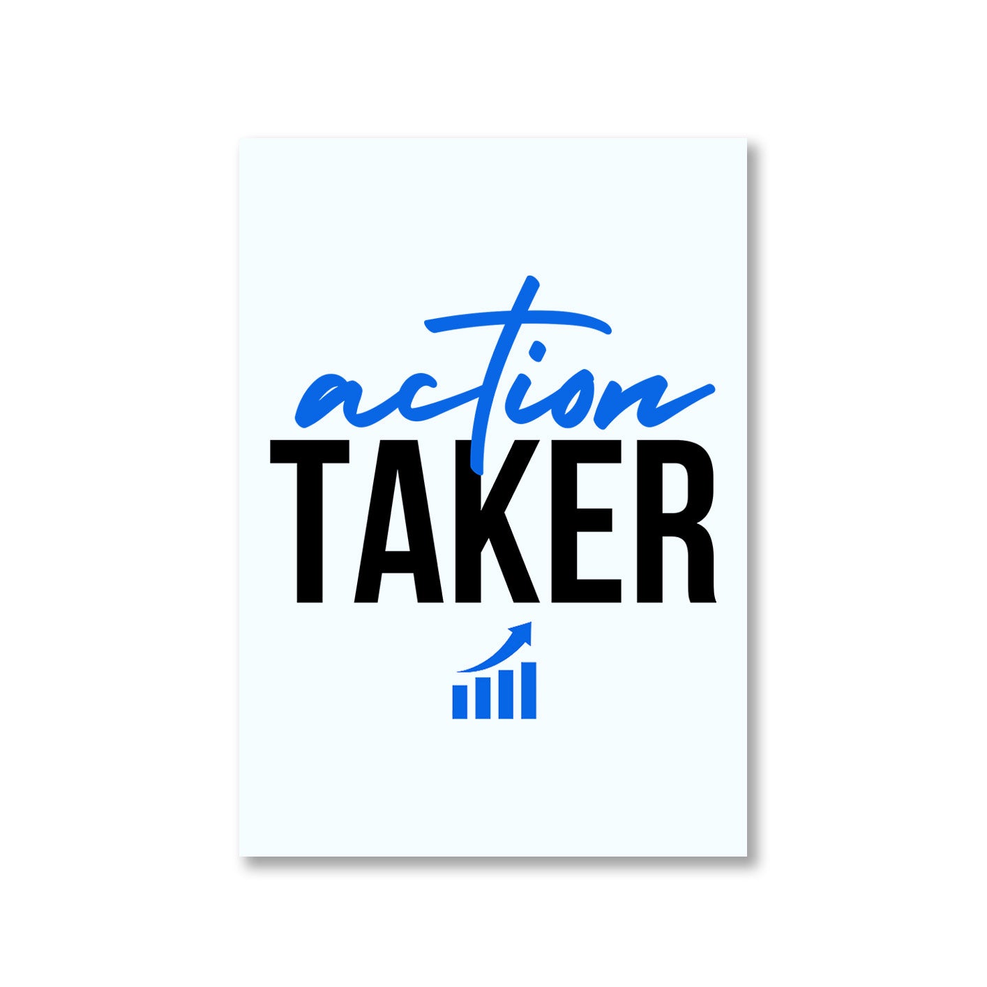 technofunda investing action taker poster wall art buy online india vivek mashrani tbt a4