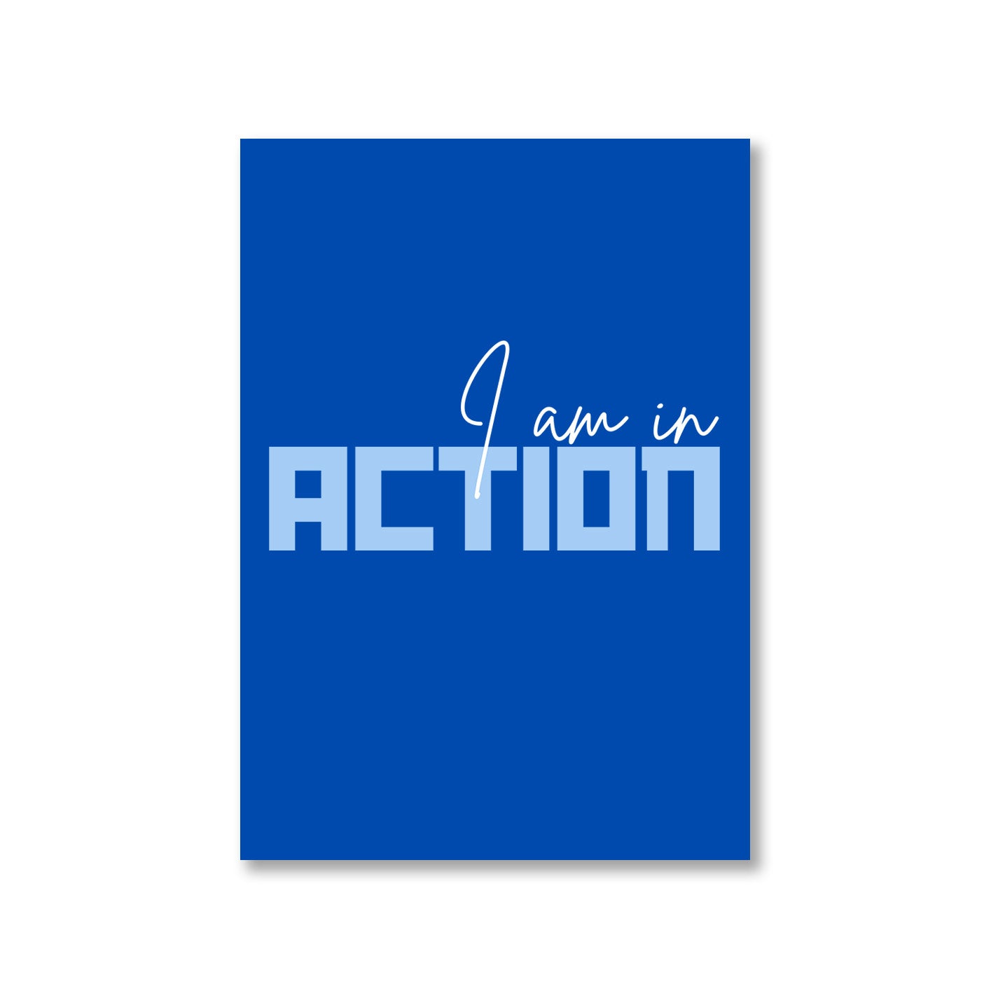 technofunda investing i am in action poster wall art buy online india vivek mashrani tbt a4