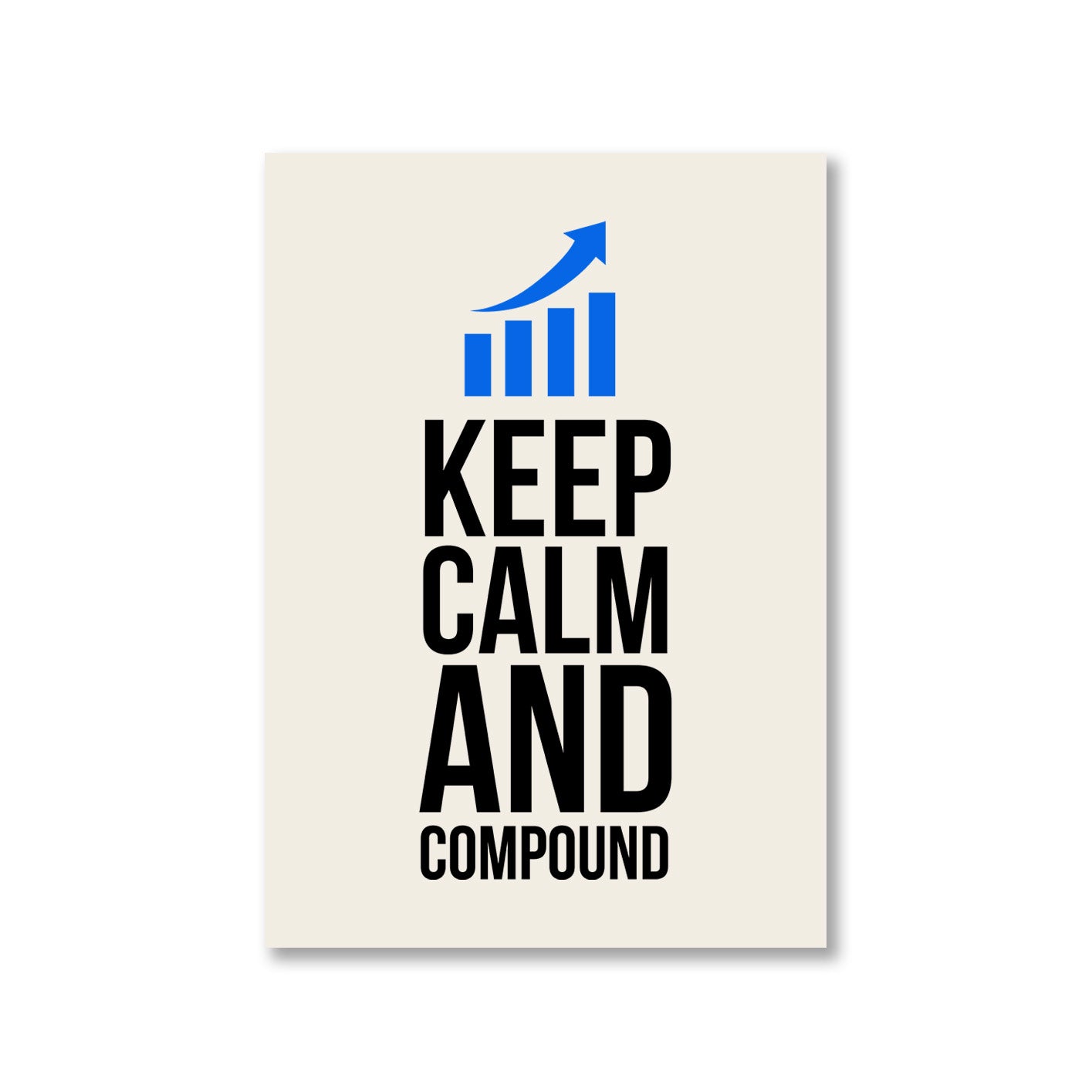 technofunda keep calm & compound poster wall art buy online india the banyan tee tbt a4