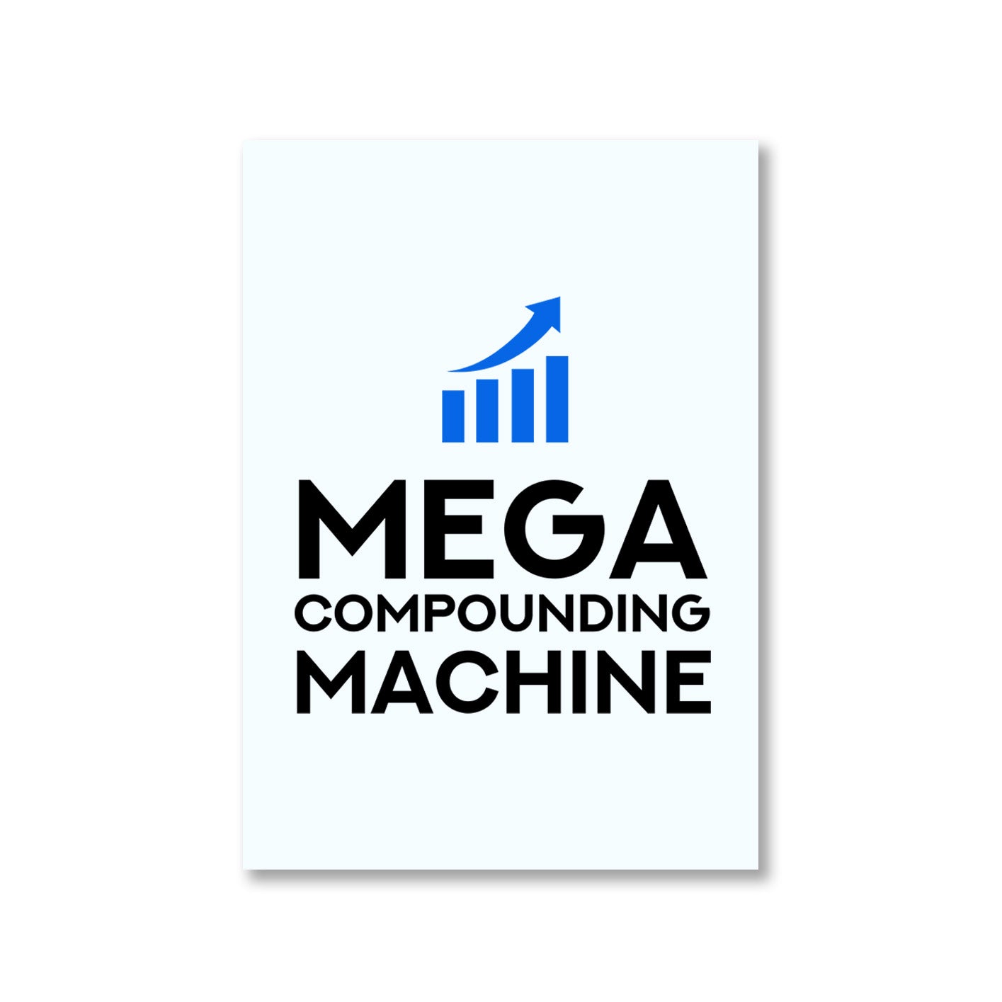 technofunda investing mega compounding machine poster wall art buy online india vivek mashrani tbt a4