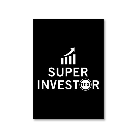 technofunda investing super investor poster wall art buy online india vivek mashrani tbt a4