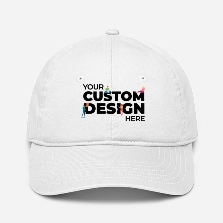 White Customisable Cap
