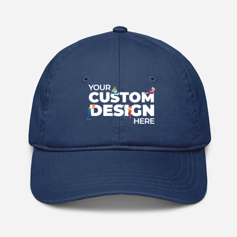 Navy Blue Customisable Cap