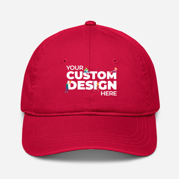 Red Customisable Cap
