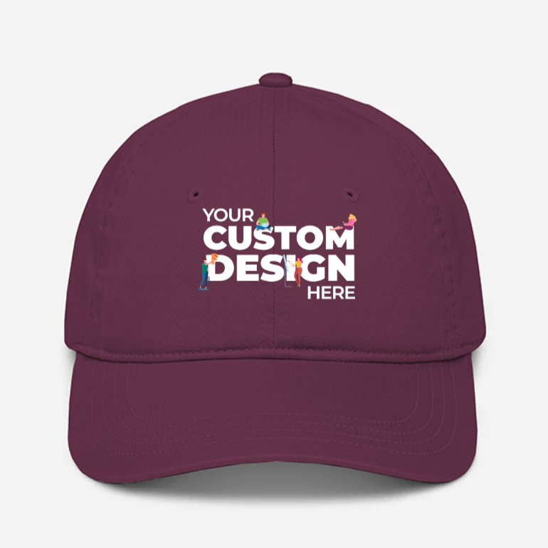 Maroon Customisable Cap