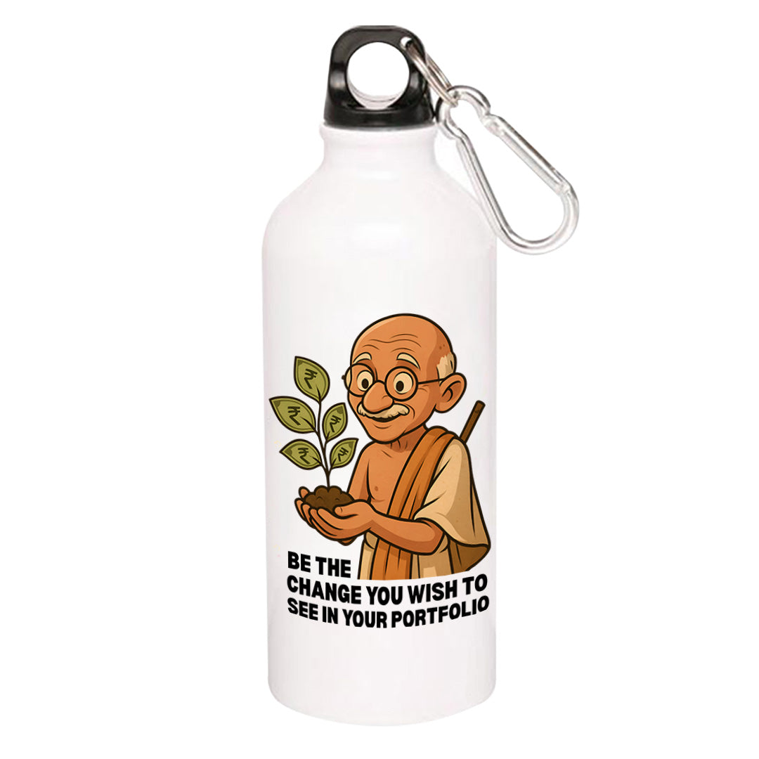 technofunda be the change sipper steel water bottle flask gym shaker printed graphic stylish buy online india TechnoFunda Shop tbt men women girls boys unisex