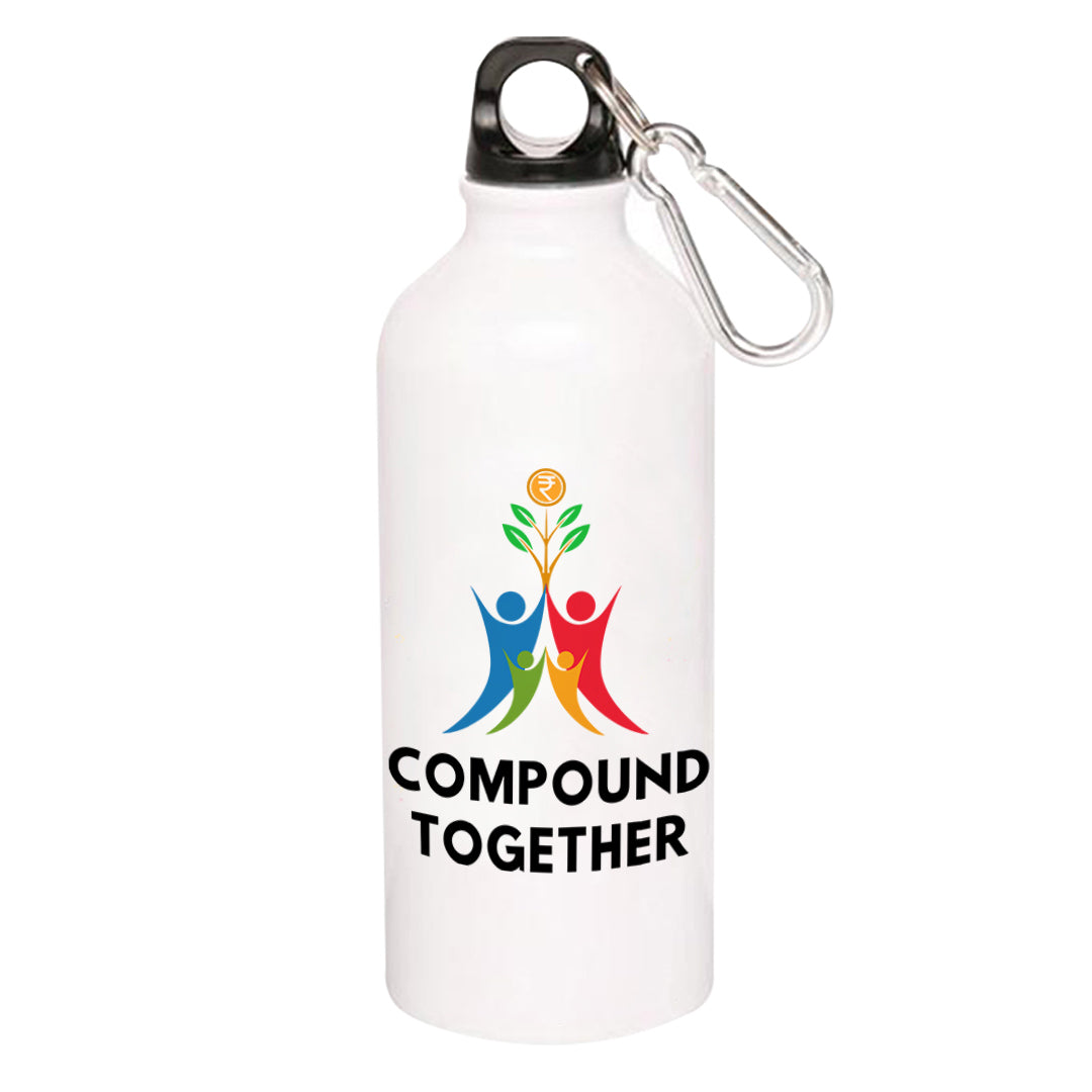 technofunda compound together sipper steel water bottle flask gym shaker printed graphic stylish buy online india TechnoFunda Shop tbt men women girls boys unisex