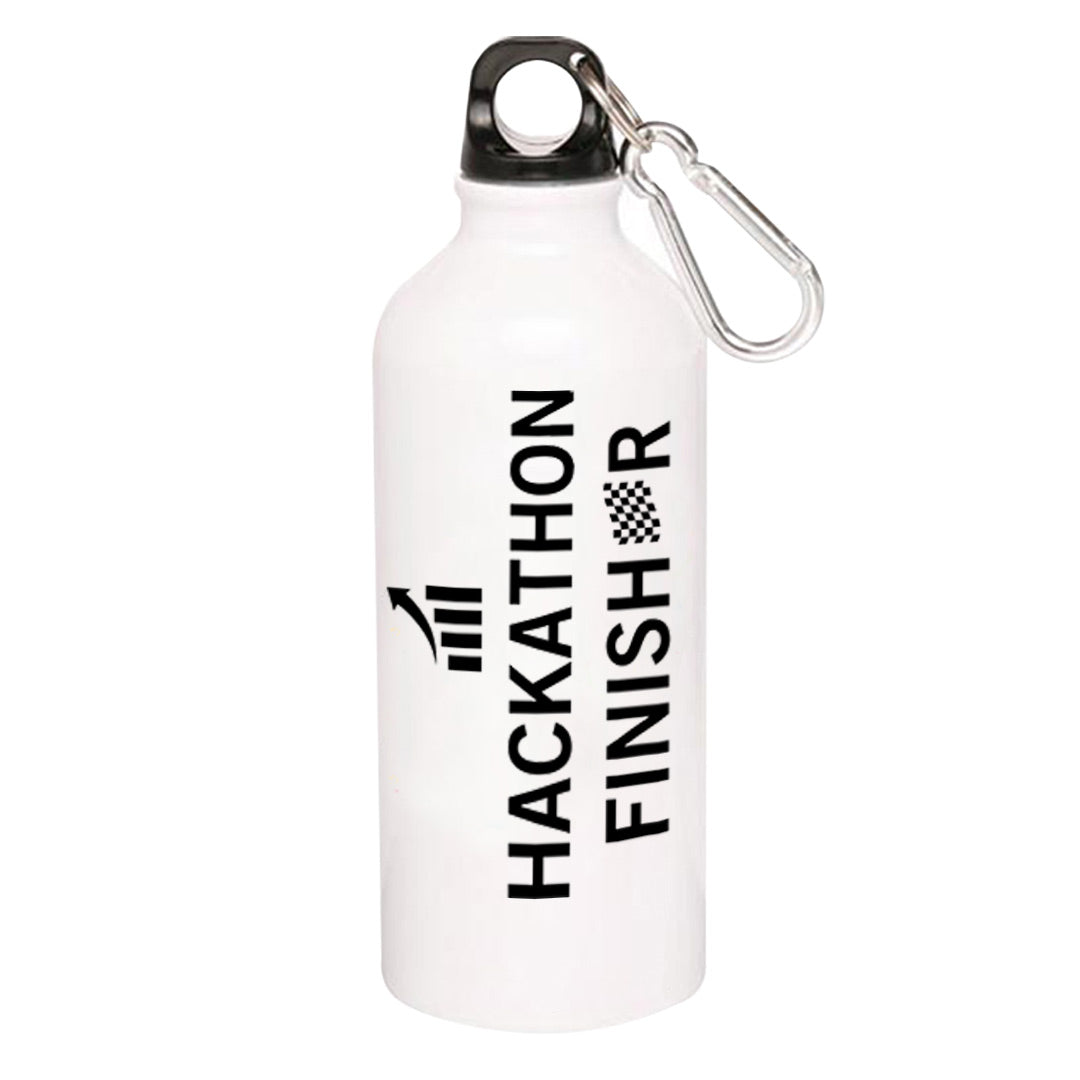 technofunda hackathon finisher sipper steel water bottle flask gym shaker printed graphic stylish buy online india TechnoFunda Shop tbt men women girls boys unisex