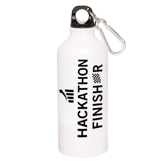 technofunda investing hackathon finisher sipper steel water bottle flask gym shaker finance stock equity compounding graphic stylish buy online india vivek mashrani tbt men women girls boys unisex