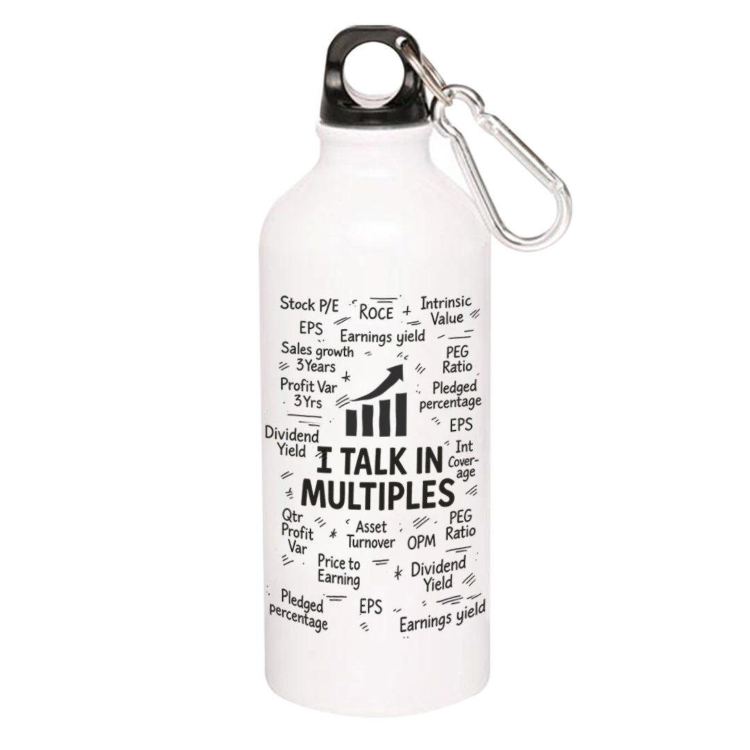 technofunda i talk in multiples sipper steel water bottle flask gym shaker printed graphic stylish buy online india TechnoFunda Shop tbt men women girls boys unisex