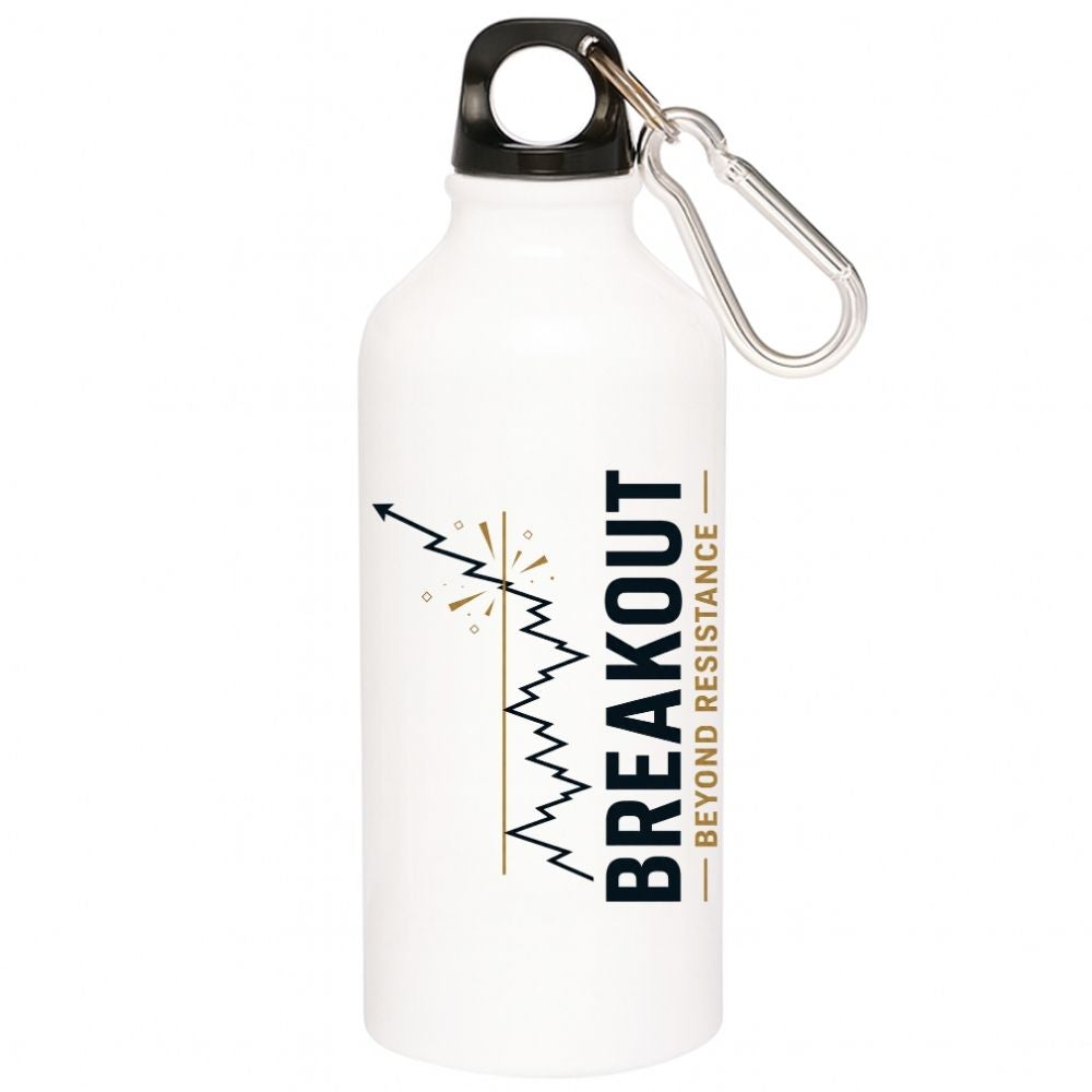 technofunda breakout beyond resistance sipper steel water bottle flask gym shaker printed graphic stylish buy online india TechnoFunda Shop tbt men women girls boys unisex