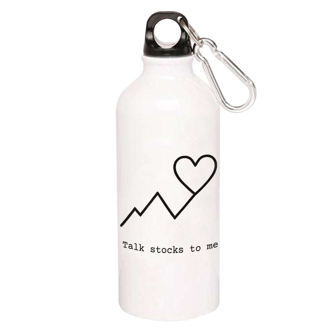 technofunda talk stock to me sipper steel water bottle flask gym shaker printed graphic stylish buy online india TechnoFunda Shop tbt men women girls boys unisex