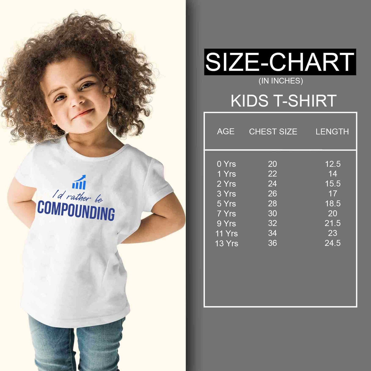 TechnoFunda Kids T shirt - Crorepati Investor