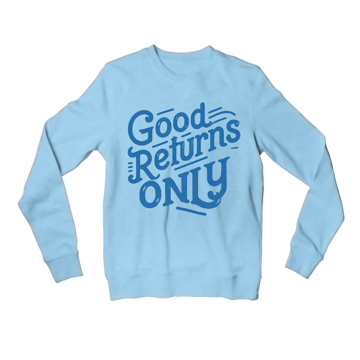 technofunda investing good returns only sweatshirt upper winterwear finance stock equity compounding graphic stylish buy online india vivek mashrani tbt men women girls boys unisex baby blue