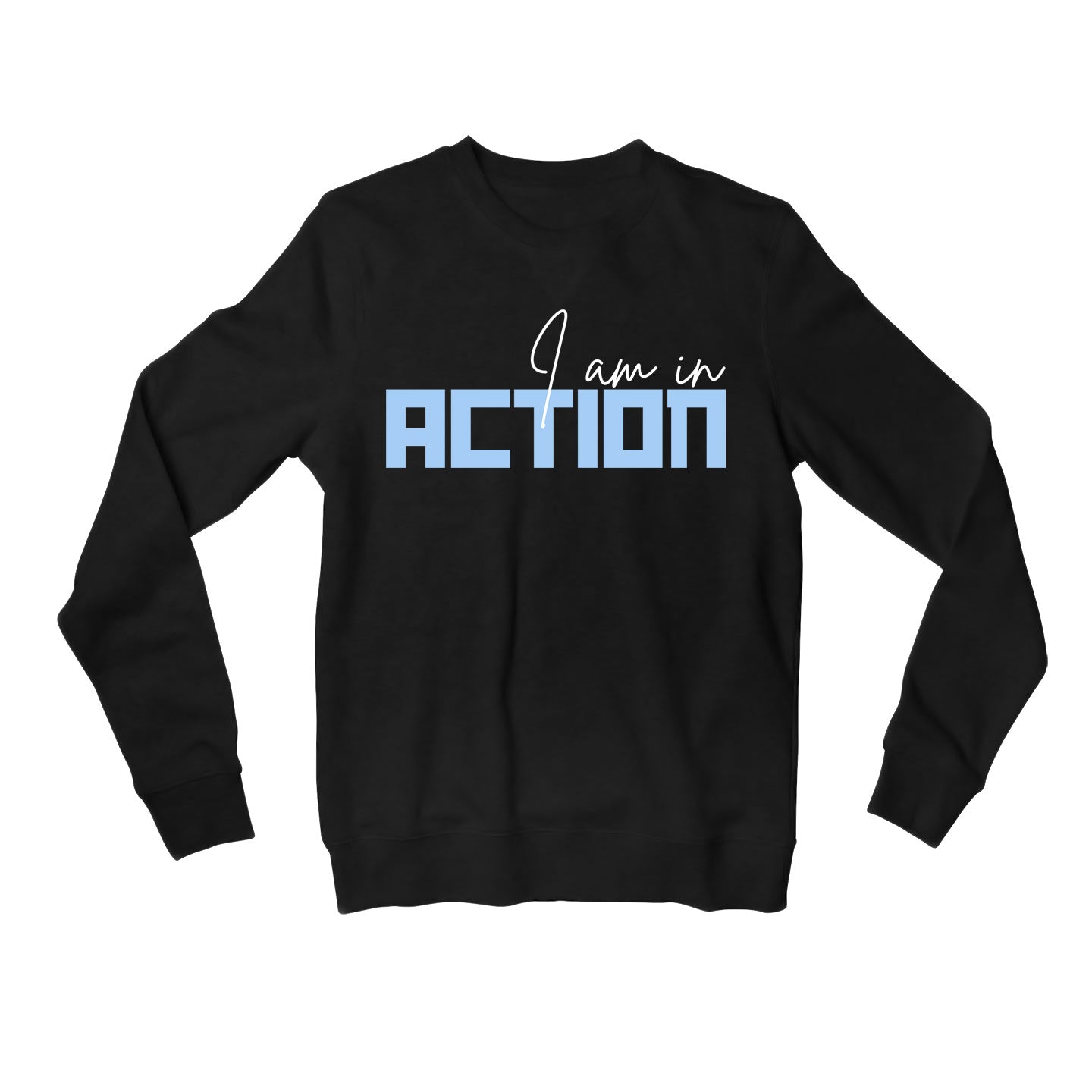 technofunda investing i am in action sweatshirt upper winterwear finance stock equity compounding graphic stylish buy online india vivek mashrani tbt men women girls boys unisex black