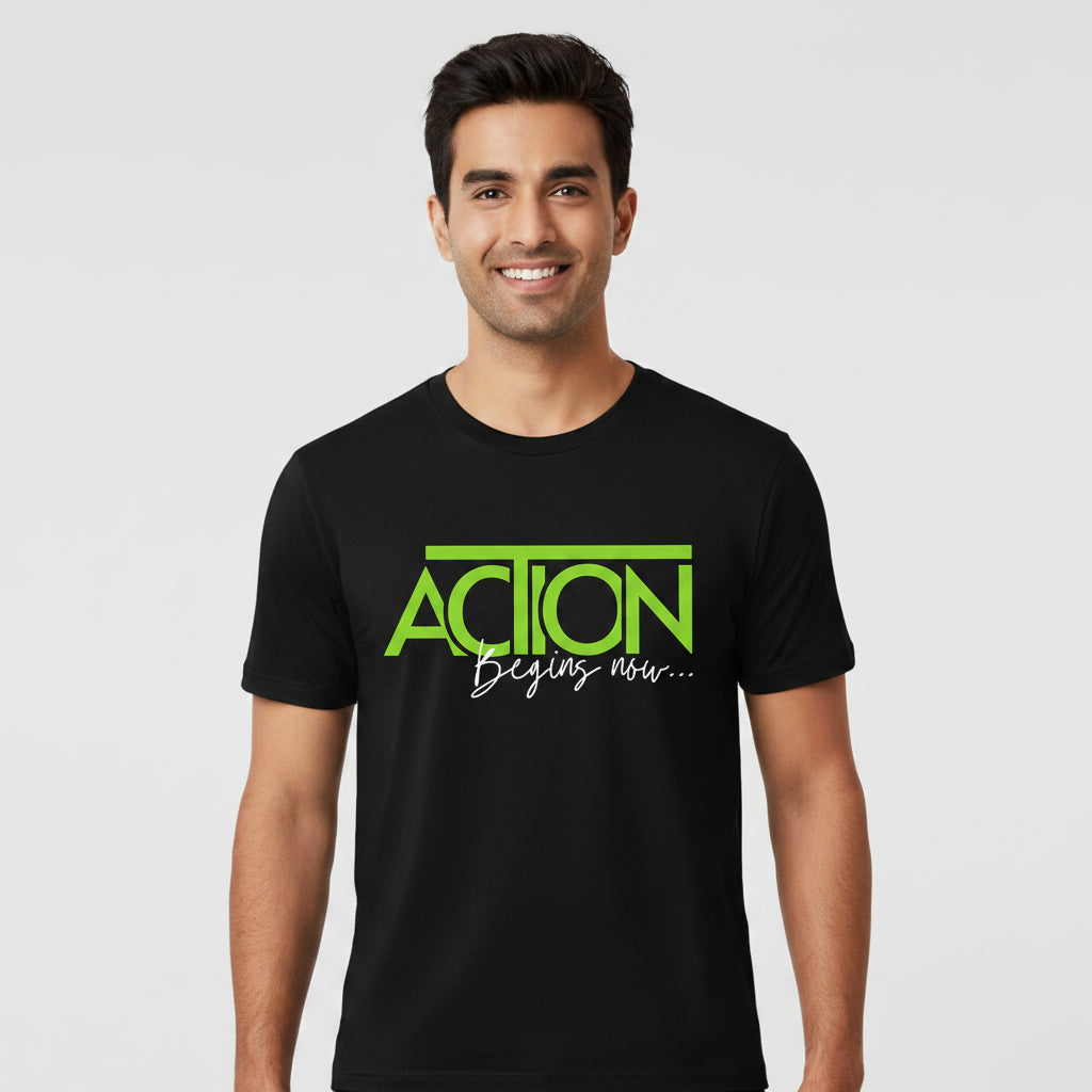 TechnoFunda T shirt - Action Begins Now