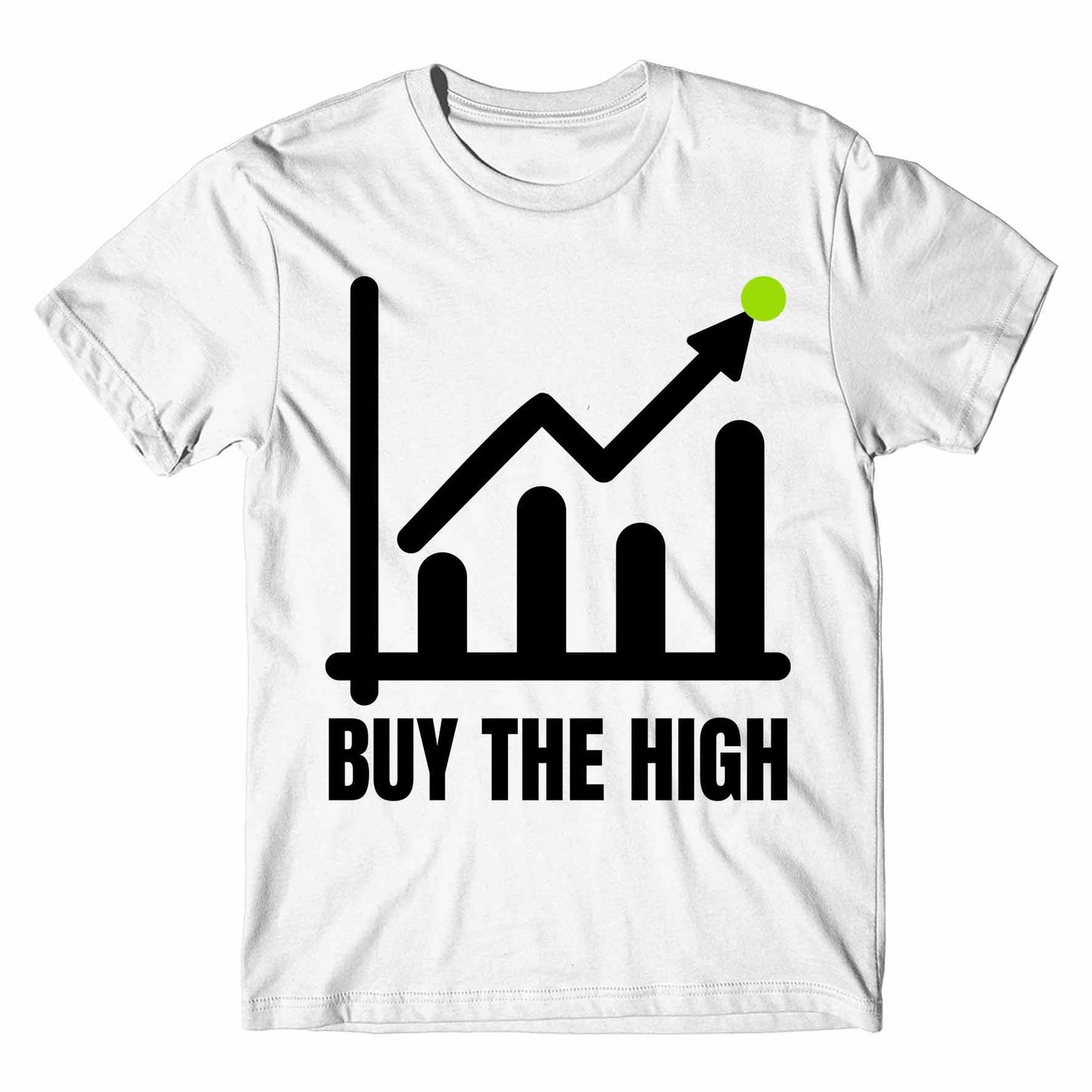 technofunda investing buy the high t-shirt finance stock equity compounding graphic stylish buy online india vivek mashrani tbt men women girls boys unisex white