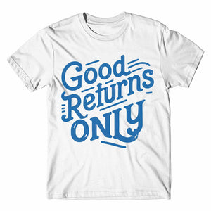 technofunda investing good returns only t-shirt finance stock equity compounding graphic stylish buy online india vivek mashrani tbt men women girls boys unisex white