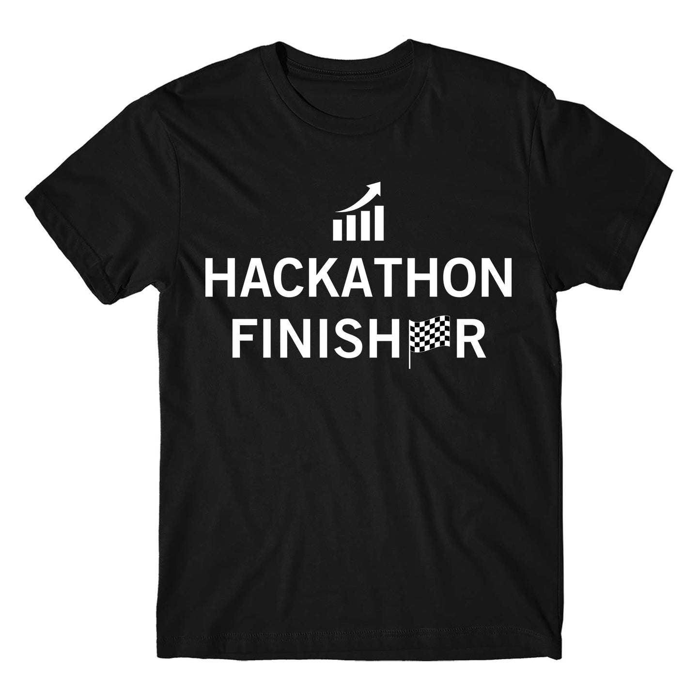 technofunda investing hackathon finisher t-shirt finance stock equity compounding graphic stylish buy online india vivek mashrani tbt men women girls boys unisex black