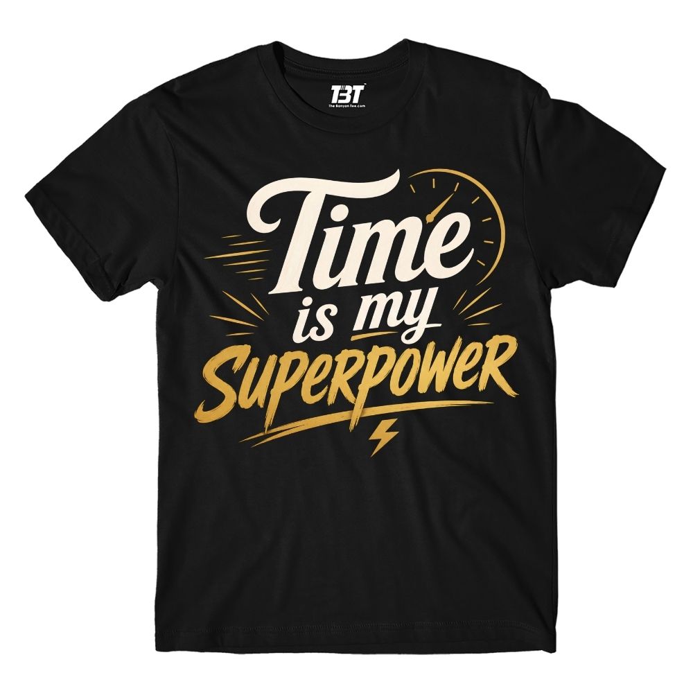 technofunda investing time is my superpower t-shirt finance stock equity compounding graphic stylish buy online india vivek mashrani tbt men women girls boys unisex beige