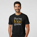 technofunda investing playing the long game t-shirt finance stock equity compounding graphic stylish buy online india vivek mashrani tbt men women girls boys unisex beige