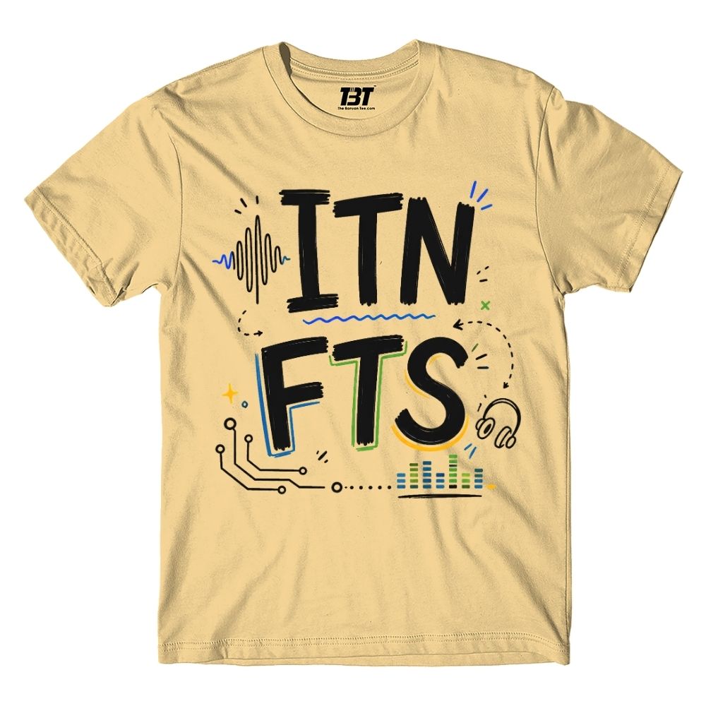 technofunda investing itn fts t-shirt finance stock equity compounding graphic stylish buy online india vivek mashrani tbt men women girls boys unisex beige