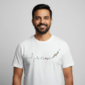 technofunda investing heartbeat of a investor t-shirt finance stock equity compounding graphic stylish buy online india vivek mashrani tbt men women girls boys unisex beige