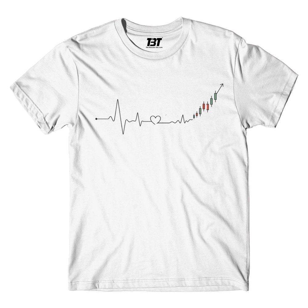 technofunda investing heartbeat of a investor t-shirt finance stock equity compounding graphic stylish buy online india vivek mashrani tbt men women girls boys unisex beige