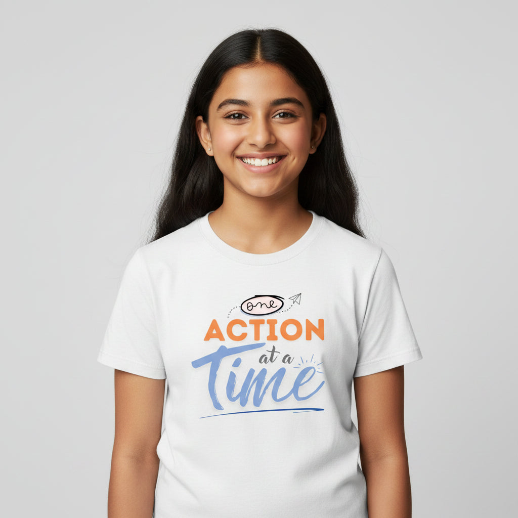 TechnoFunda T shirt - One Action At A Time