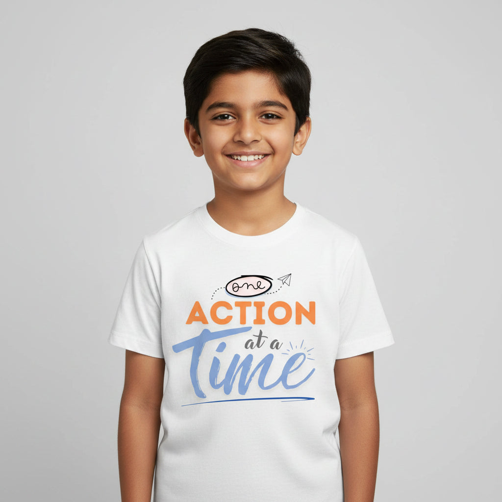 TechnoFunda T shirt - One Action At A Time