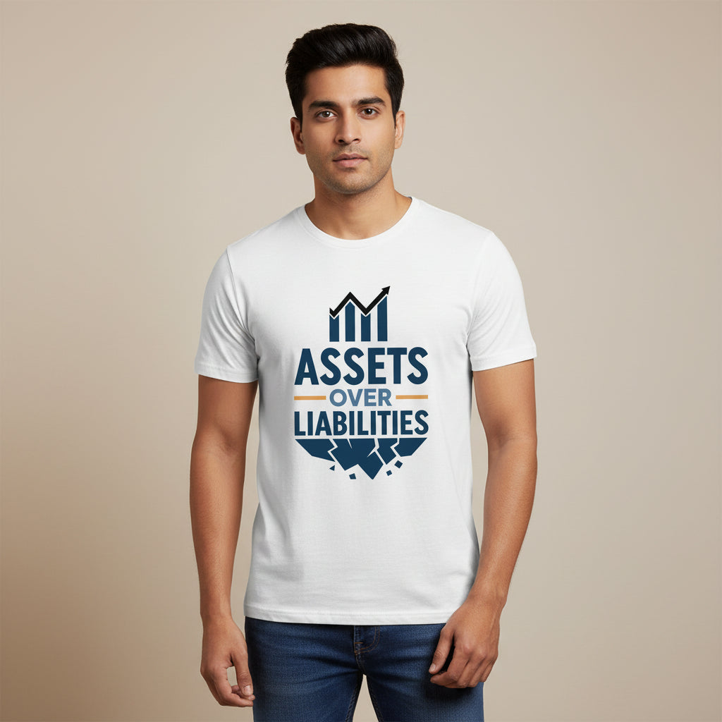 TechnoFunda T shirt - Assets Over Liabilities