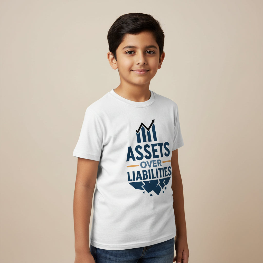TechnoFunda T shirt - Assets Over Liabilities