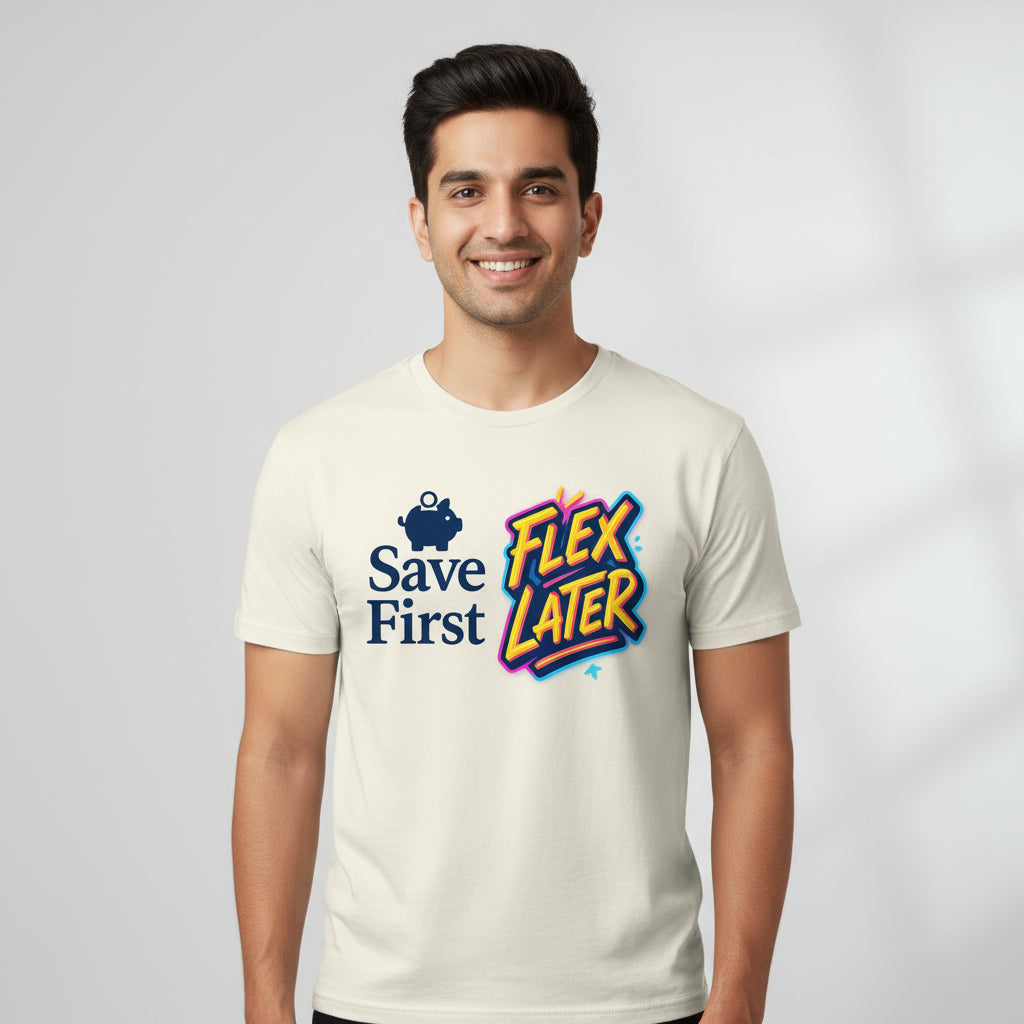 TechnoFunda T shirt - Save First Flex Later