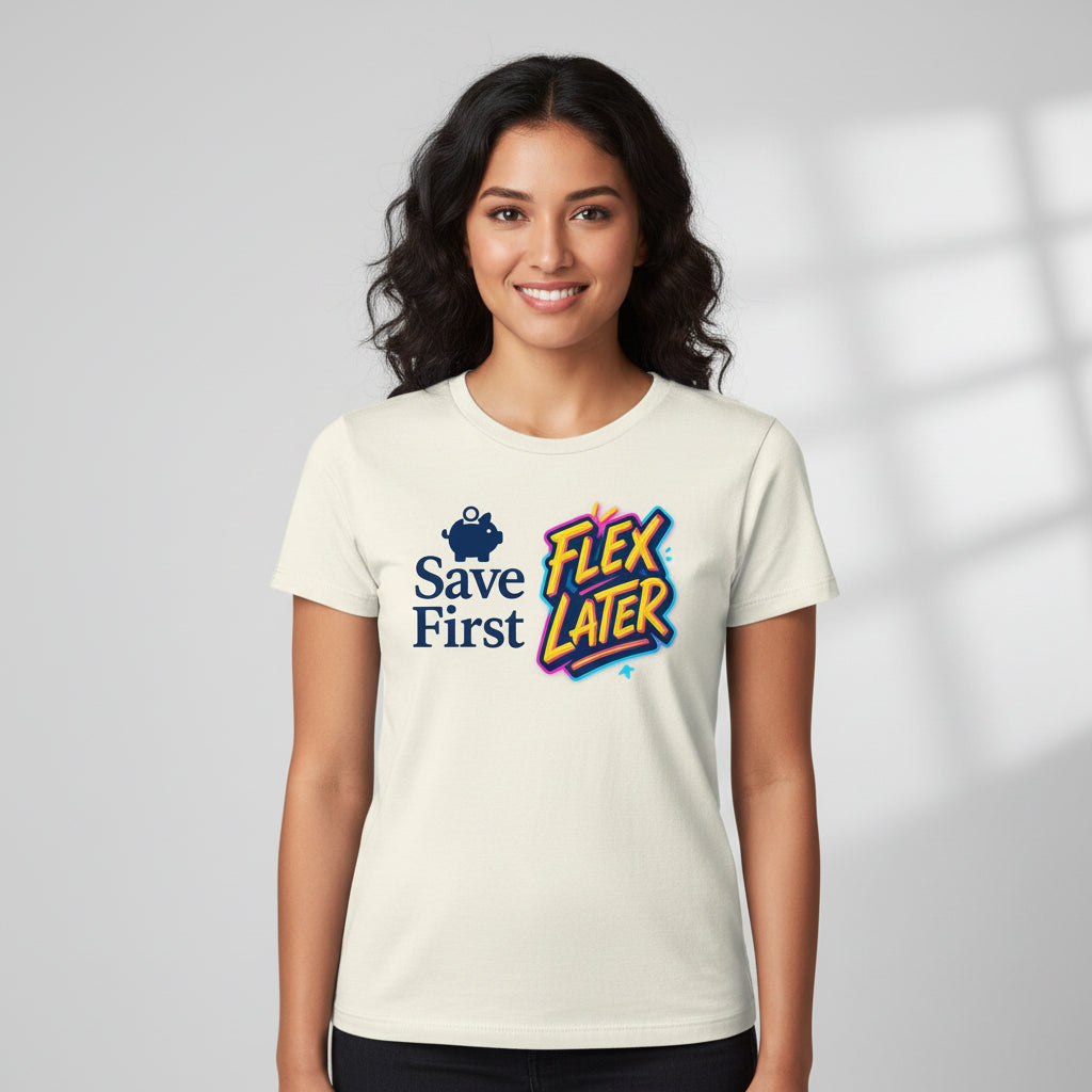 TechnoFunda T shirt - Save First Flex Later