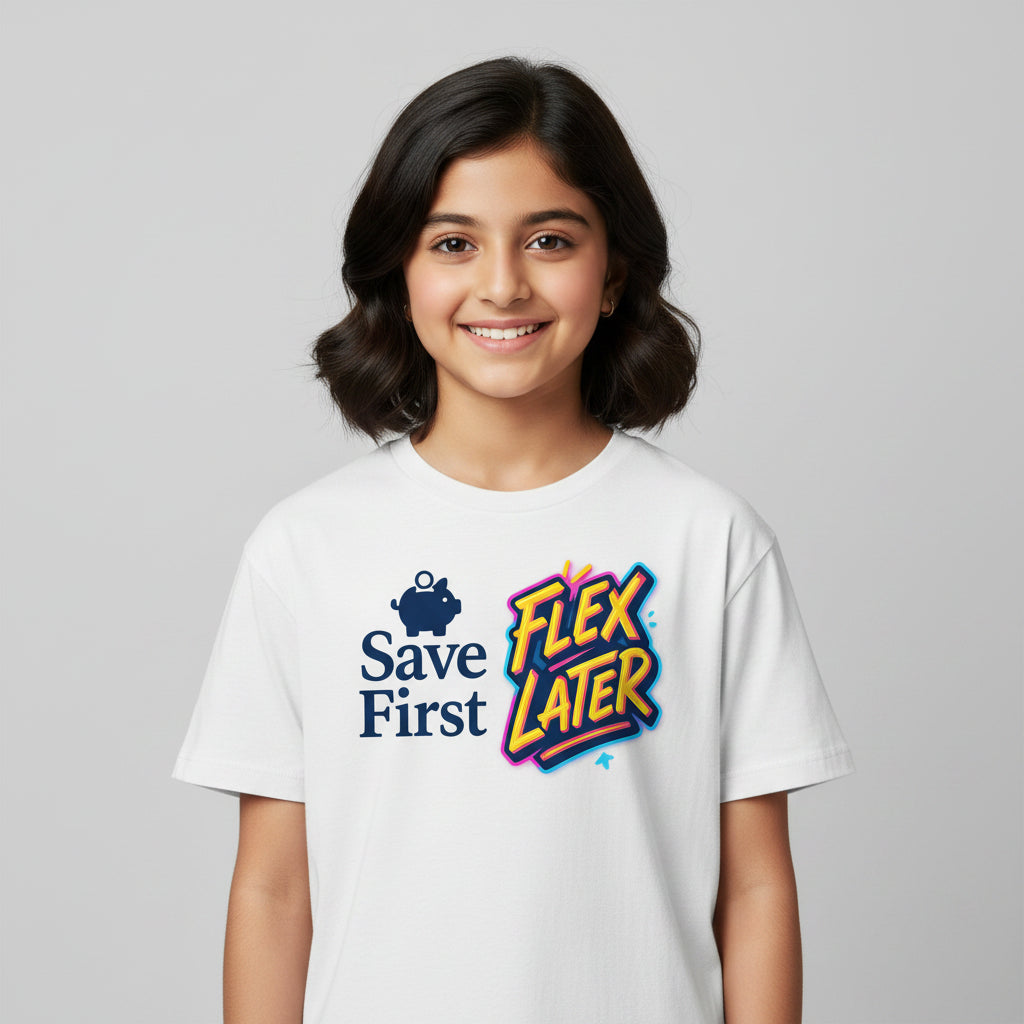 TechnoFunda T shirt - Save First Flex Later