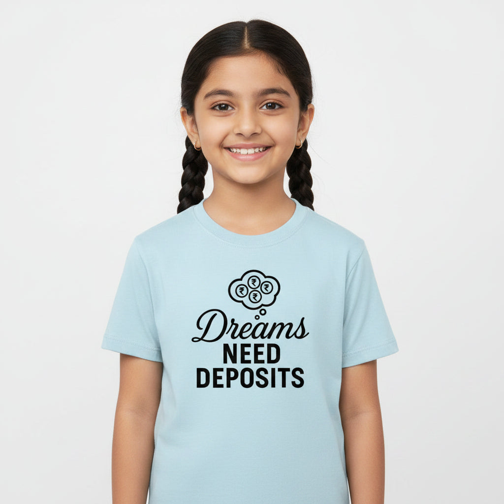 TechnoFunda T shirt - Dreams Need Deposits