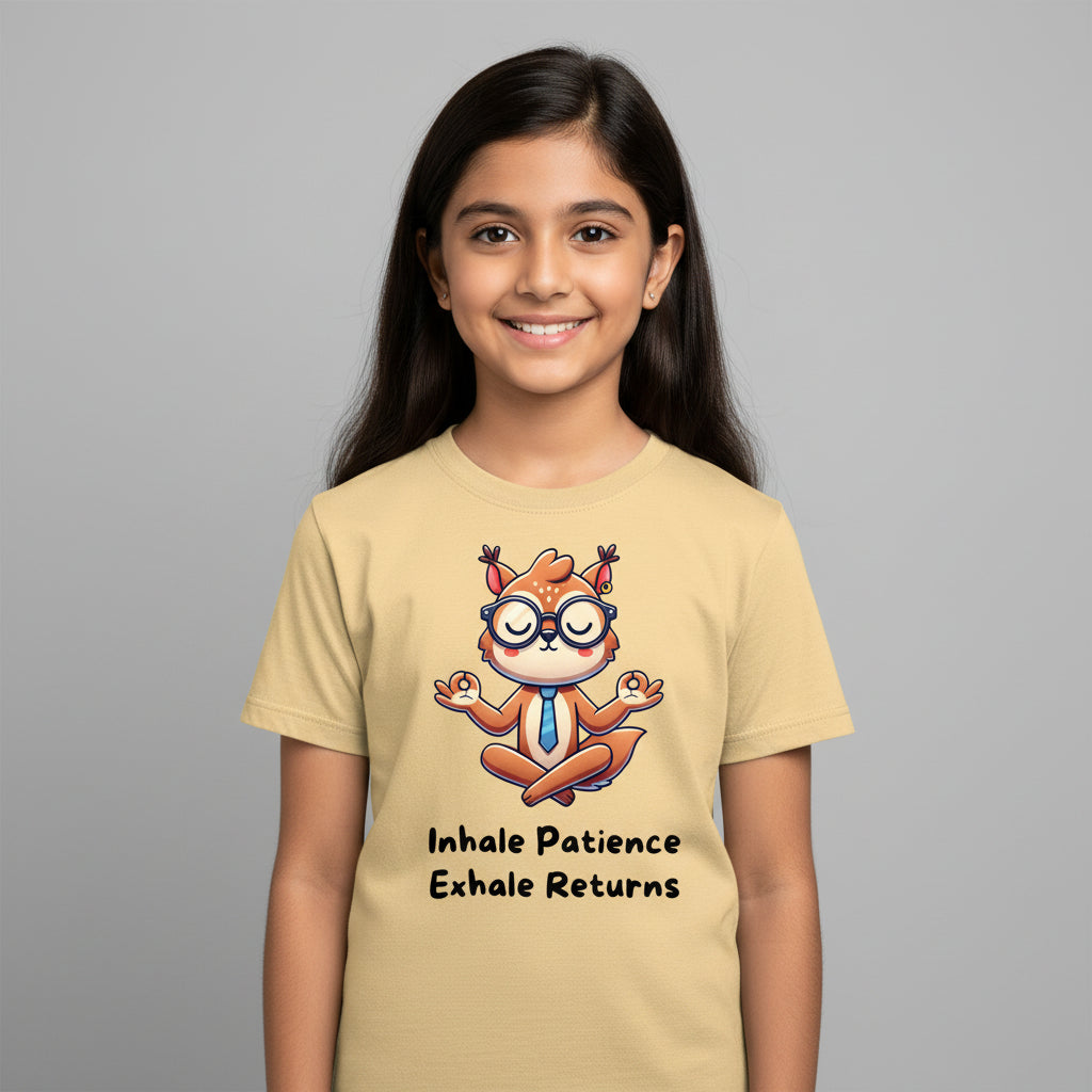 TechnoFunda T shirt - Inhale Patience Exhale Returns
