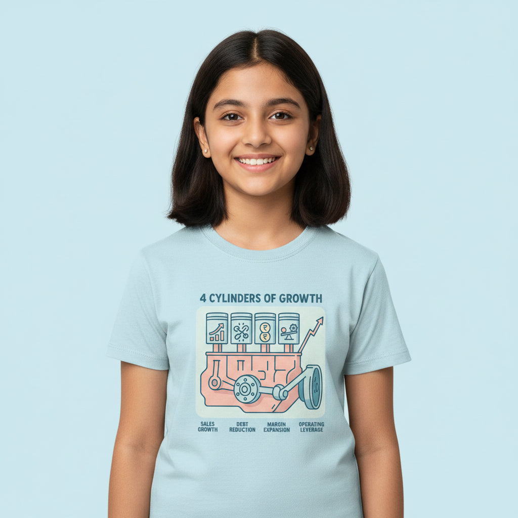TechnoFunda T shirt - 4 Cylinders Of Growth