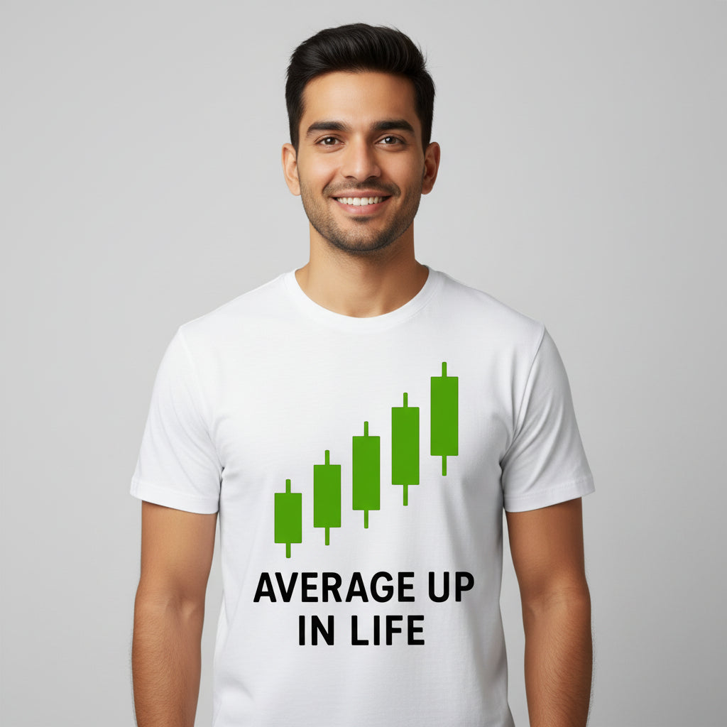 TechnoFunda T shirt - Average Up In Life