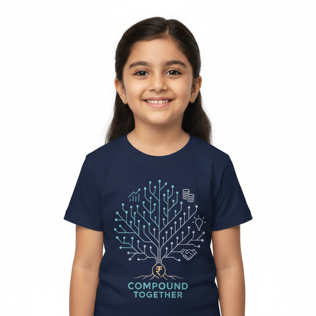 TechnoFunda T shirt - Compound Together Grow Exponentially
