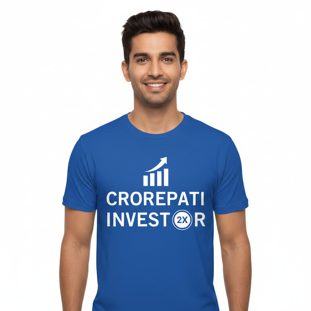 TechnoFunda T shirt - Crorepati Investor
