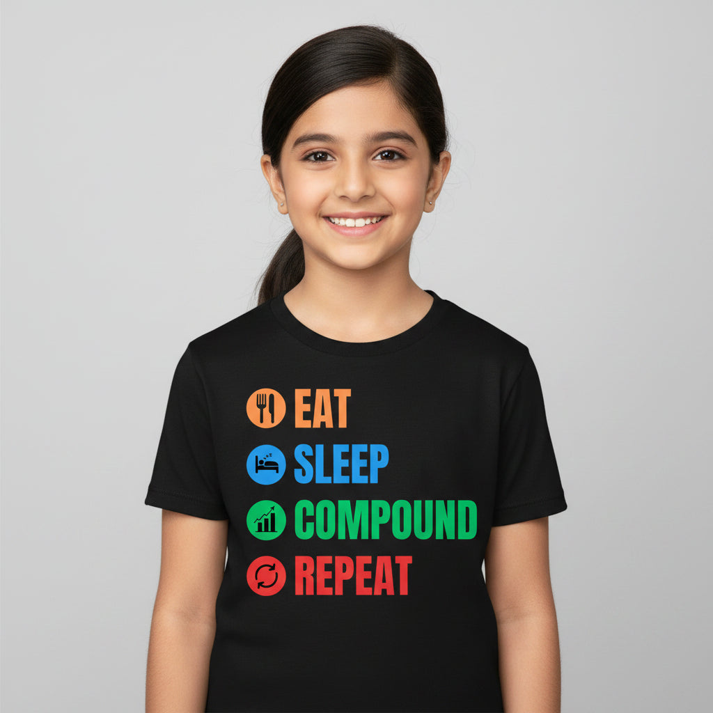 TechnoFunda T shirt - Eat Sleep Compound Repeat