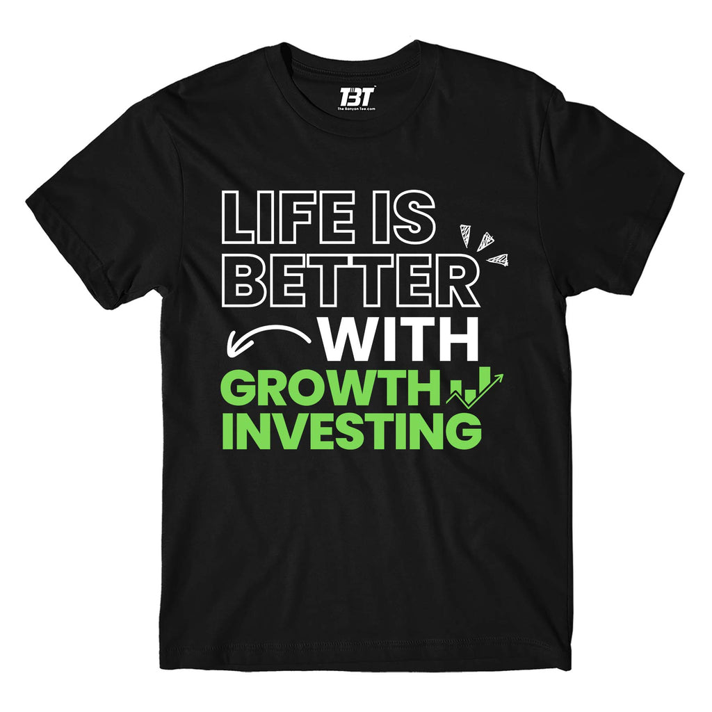 technofunda growth investing t-shirt printed graphic stylish buy online india TechnoFunda Shop tbt men women girls boys unisex white